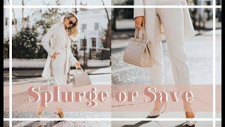 SPLURGE VS SAVE  Where to Spend - Spring Fashion  #FashionMumblrSpringEdit