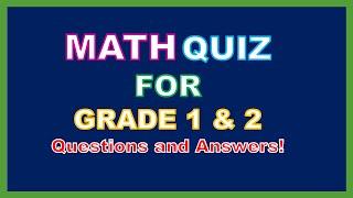 Math Quiz for kids Can you pass Math Quiz For grade 1 and 2Math Tricky Test