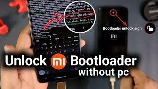 Unlock Bootloader without PC all Xiaomi devices   working method 