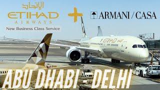 BUSINESS CLASS to India  Abu Dhabi - Delhi  Etihad Business Class  Boeing 787-9  Trip Report
