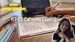 KPSS Çalışma Günlüğüm 84 2020 çıkmış sorular ve netlerim son 20 gün.. #kpsslisans #kpss