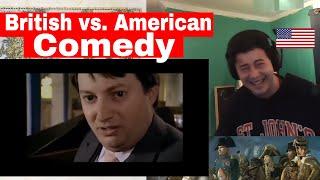 American Reacts British vs. American Comedy