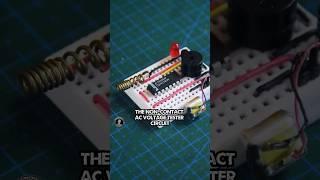 DIY Circuit - Non-contact AC Voltage Tester #electronicsidea #electroniccircuits #electronics