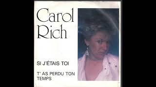 Carol Rich - Tas perdu ton temps synth pop Switzerland 1986