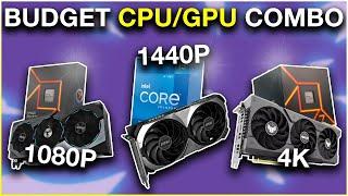 Best BUDGET CPU & GPU Combo in 2024 for Gaming 1080p 1440p & 4K