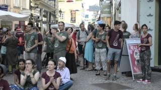 International Yuva Shakti Seminar Austria 2015 Flash Mob Klagenfurt