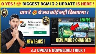 TOP CHANGES  3.2 UPDATE BGMI HERE  Bgmi New Update  Bgmi 3.2 Update Features  Pubg 3.2 Update