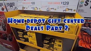 Home depot gift center Deals Part 2.