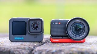 GoPro Hero 10 Black vs Insta360 One R 1 Inch - Different approach