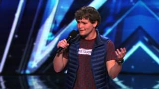 Drew Lynch - Stuttering Comedian r - Americas Got Talent 2015 Audition