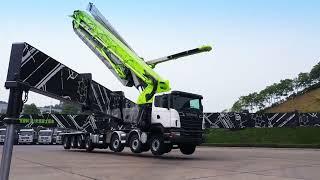 Zoomlion 101-meter carbon fiber boom pump truck