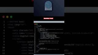 How to Create a Analog &  Digital Watch in Html Css & Js  Digital clock  Analog Clock  #watch #ms
