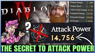Diablo 4 - 1 IMPORTANT MASSIVE Damage Trick On ALL Classes - Attack Power Secret You Dont Get Told