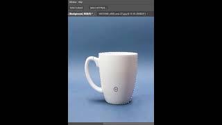 Coffee cup  mockup- Short Photoshop Tutorial for beginners