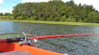 Float fishing on the lake