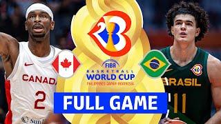 Canada v Brazil  Full Basketball Game  FIBA Basketball World Cup 2023