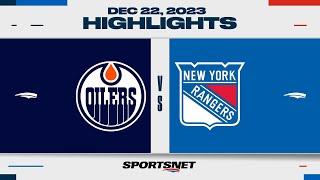 NHL Highlights  Oilers vs. Rangers - December 22 2023