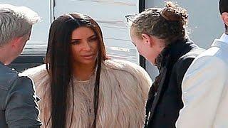 SHOCKING Did Kim Kardashian Go Commando In Sheer Dress On ‘Ocean’s Eight’ Set?