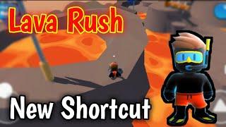 New Shortcut Map Lava Rush  - Stumble Guys Indonesia