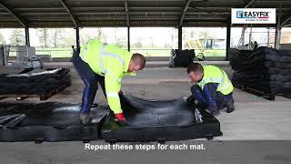 How to Install  EASYFIX Jupiter  Cow Mats