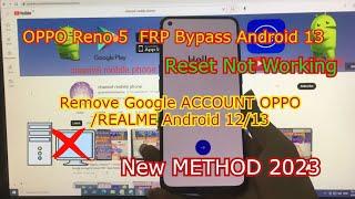 OPPO Reno 5 FRP Bypass Android 13  All  OPPO REALME  Android 1213  Remove Google Account  FRP