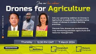 Webinar Drones for Agriculture