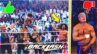 LO MEJOR Y LO PEOR DE WWE BACKLASH 2023