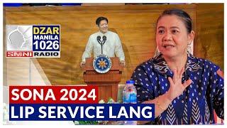 Ikatlong SONA ni Marcos Jr lip service lang - Political analyst