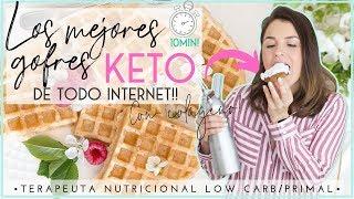 DESAYUNO KETO EN 10MIN GOFRES SALUDABLES CON COLÁGENO LA MEJOR RECETA DE TODO INTERNET