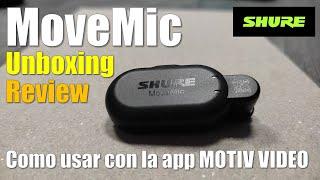 Shure MoveMic  micrófono para celular lavalier inalámbrico bluetooth para creadores de contenido