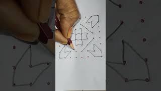 8X8 dots rangoli designs 8X8 chukkala muggulu kolam designs rangoli easy muggulu simple rangoli