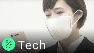 Japanese Smart Face Mask Translates Eight Languages