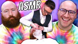 Super Relaxing ASMR  Clean Shaving A Big Beard