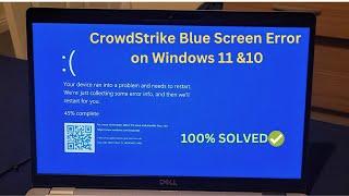 How To Fix CrowdStrike Blue Screen Error on Windows 11 &10 3 Ways CrowdStrike Blue Screen Death