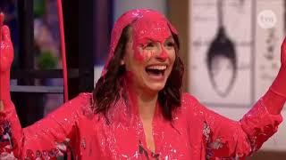 Ania starmach gunged in red slime