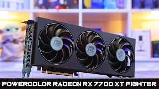 The BEST GPU for 1440P? - PowerColor RX 7700 XT FIGHTER 12GB - Unboxing Overview & Benchmarks 4K