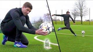 STEVEN GERRARD & F2 AMAZING SHOOTING SESSION *WATER-BOTTLE EDITION*