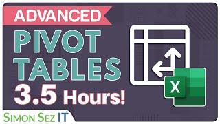 Ultimate Excel PivotTables Tutorial Beginner to Advanced - 3.5 Hours