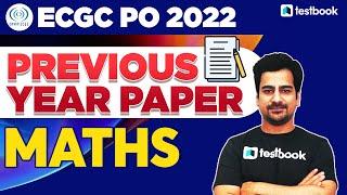 ECGC PO Previous Year Question Paper - Maths  ECGC PO Solved Paper 2021  Solution by Nitish Sir