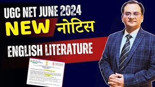 UGC NET जून 2024 Exam Date FIX   NEW NOTICE  UGC NET JUNE  English Paper 2   By Dr. Anurag Agrwal