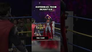 Superman from Injustice in WWE 2K23
