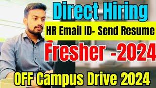 Direct Hiring  Biggest OFF Campus Drive For Fresher 2024 2023 2022 Batch  Kn Academy Jobs