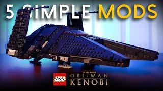 5 SIMPLE Mods For Your LEGO Star Wars Inquisitor Transport Scythe