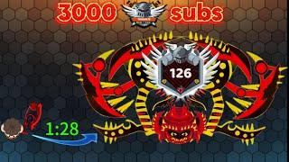 Evowars.io - Speedrun to max level 39 at 1 minute 28 seconds thanks for 3000 subs