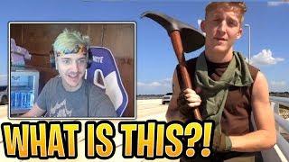 Ninja Reacts to Tfues Default Skin Cosplay - Fortnite Best and Funny Moments