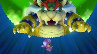 Mario Party 10 Bowser Party #164 Waluigi Yoshi Toadette Peach Whimsical Waters Master Difficulty