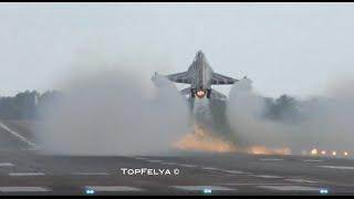 F-16 Performs Fantastic Touch-And-Go With Two Rolls