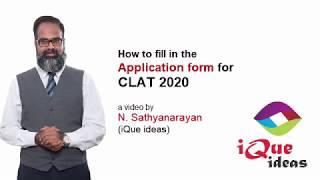 CLAT 2020 Application form filling