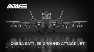 REVEALED G.I. JOE CLASSIFIED SERIES COBRA RATTLER GROUND ATTACK JET HASLAB