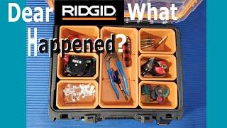 Why is RIDGID no longer selling the half size parts bin?